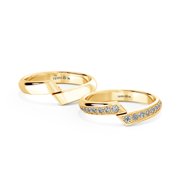Modern Wedding Band Set NCC2038 1